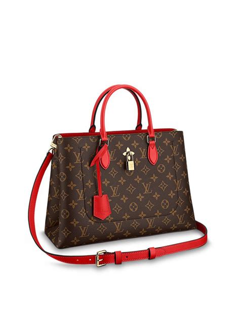 red lv flower man bag|Red Handbags .